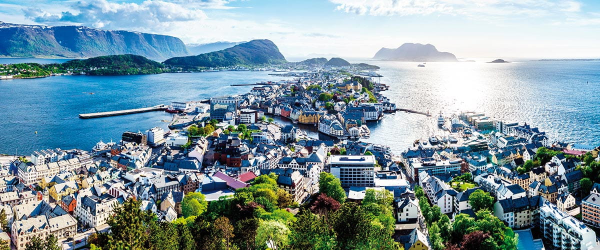A view over Ålesund, Norway